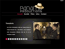 Tablet Screenshot of panamaproductions.fr